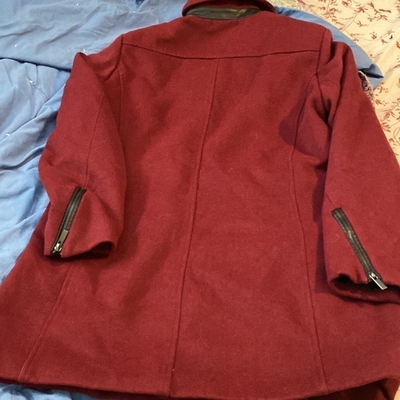 Vero Moda wool shell full zip up warm winter fall jacket xl - Picture 9 of 10